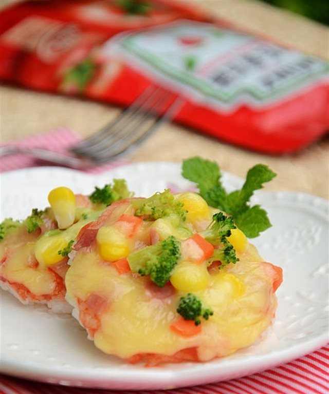 Bánh Gạo Phô Mai Rau Củ