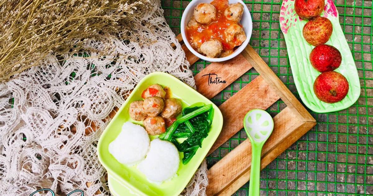 Xíu mại sốt cà chua