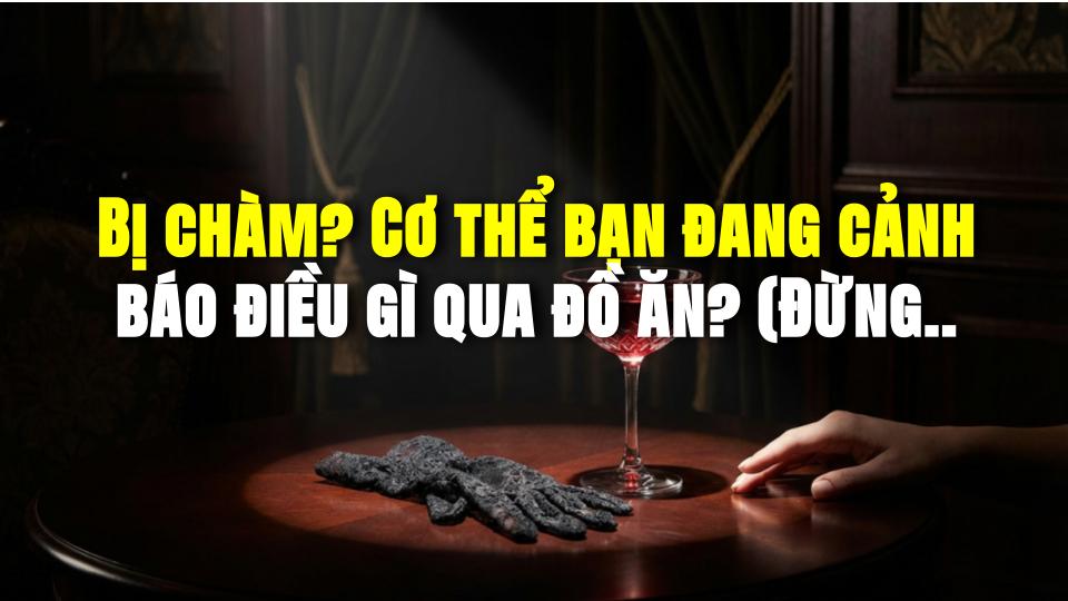 Bị chàm? Cơ thể bạn đang cảnh báo điều gì qua đồ ăn? (Đừng bỏ qua nha!)