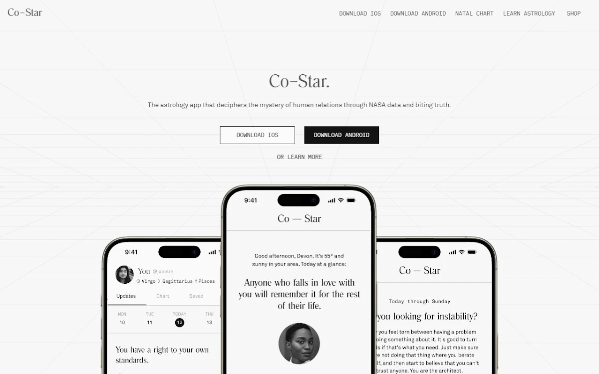 Captura de Coâ€”Star Astrology