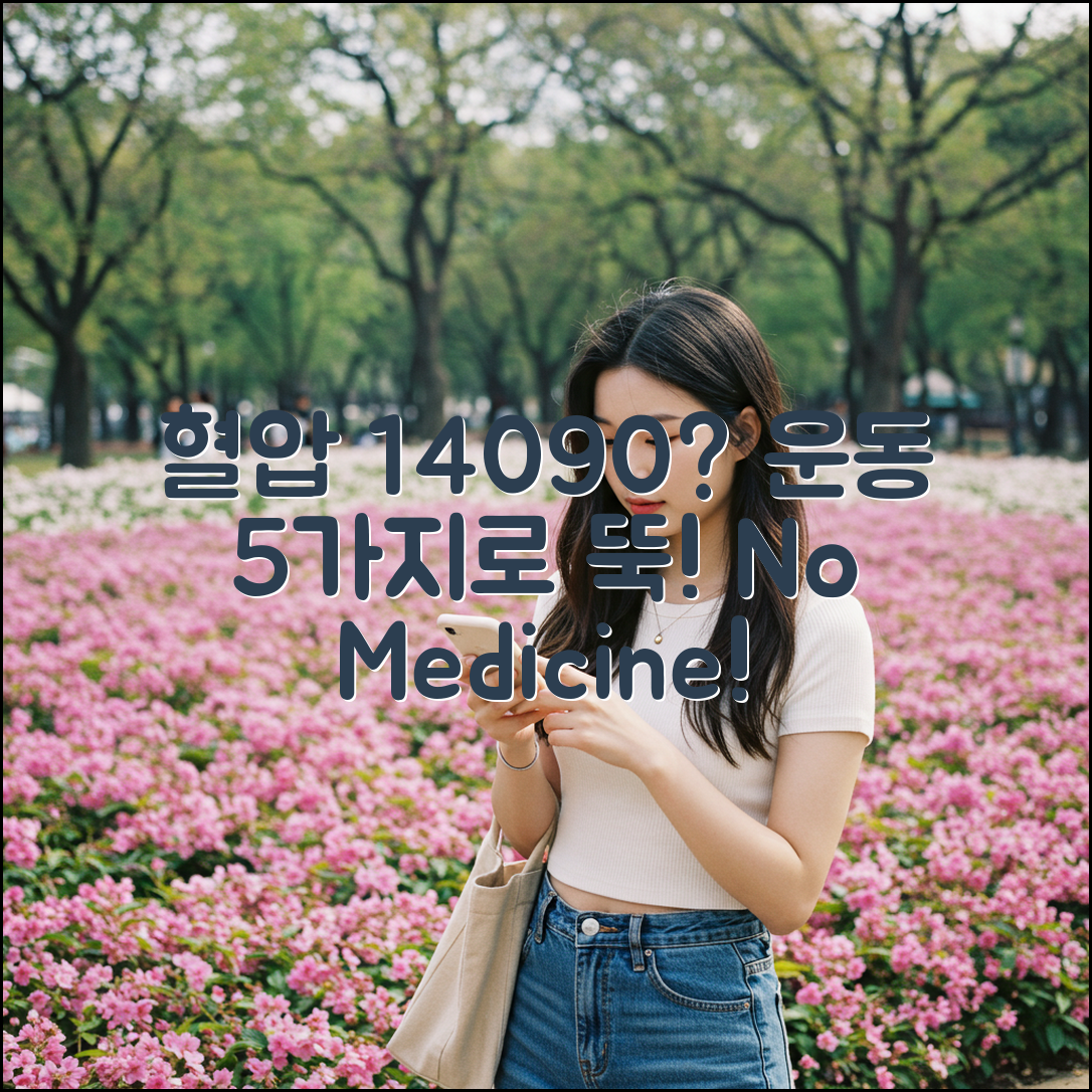 혈압 140/90? 약 없이 운동 5가지로 뚝!