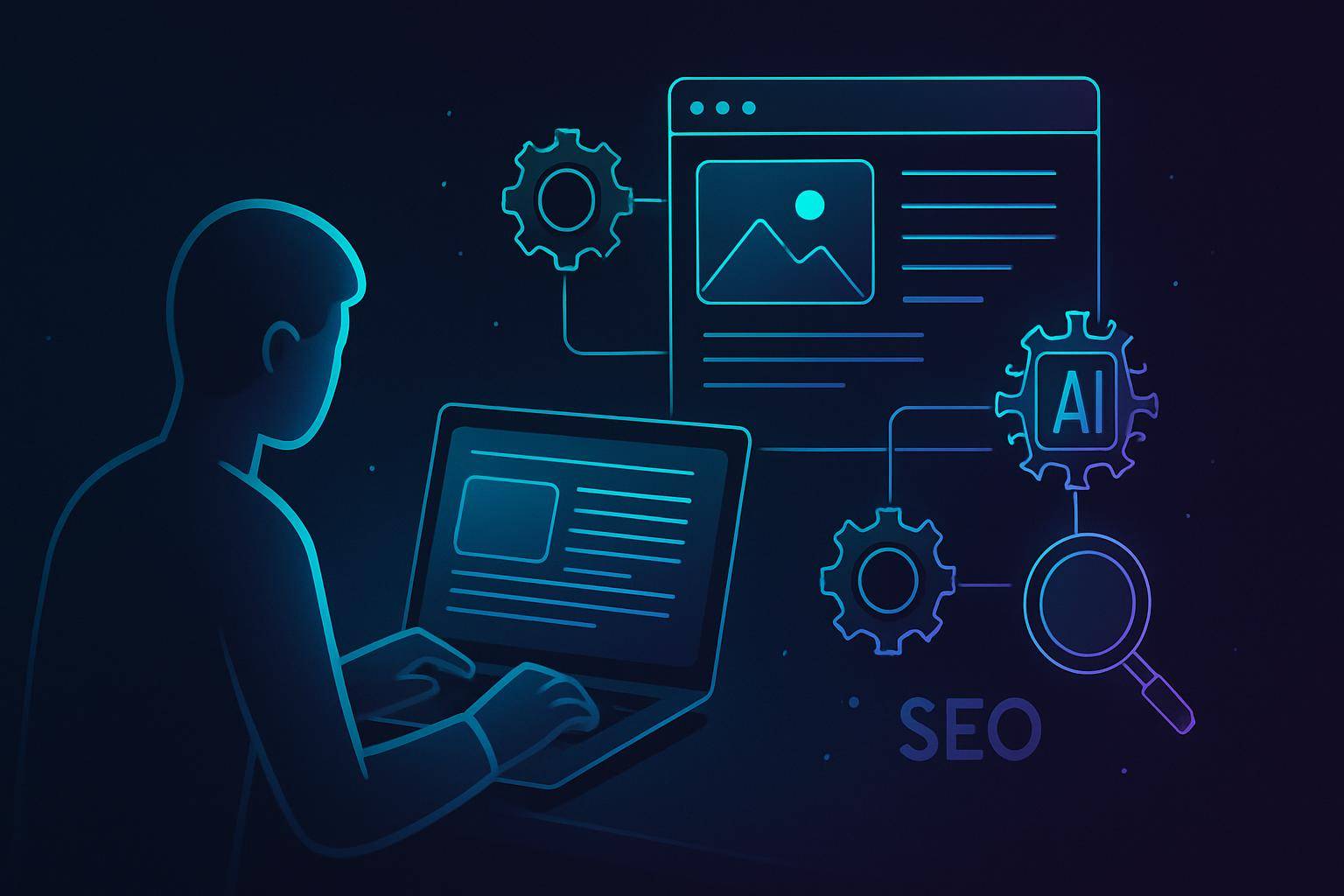 Como criar um site com IA e automações para atrair clientes