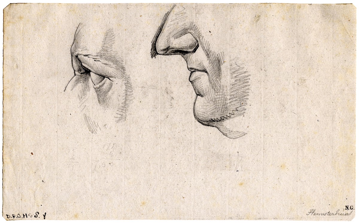 Oog neus en kin v Franciscus Hemsterhuys