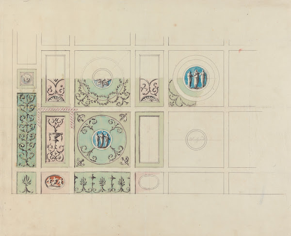 Headfort House Ireland Ceiling of the Eating Parlor between 1771 and 1775