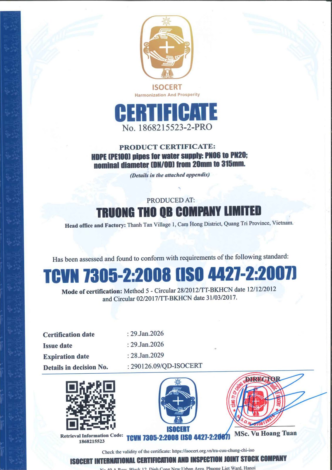 Ống nhựa miền trung