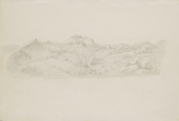Civitella Area the Town of Olevano Romano on Top of the Hill in the Distance 185