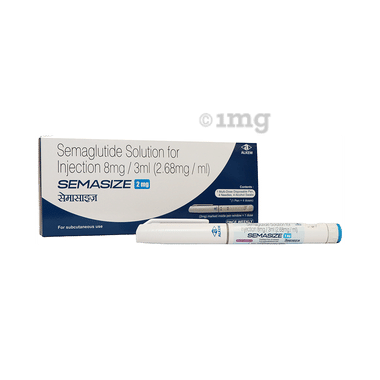 Semasize 2mg Injection (1 Multi-dose Disposable Pen, 4 Needle, 4 Alcohol Swab) box of 1 pre-filled pen
