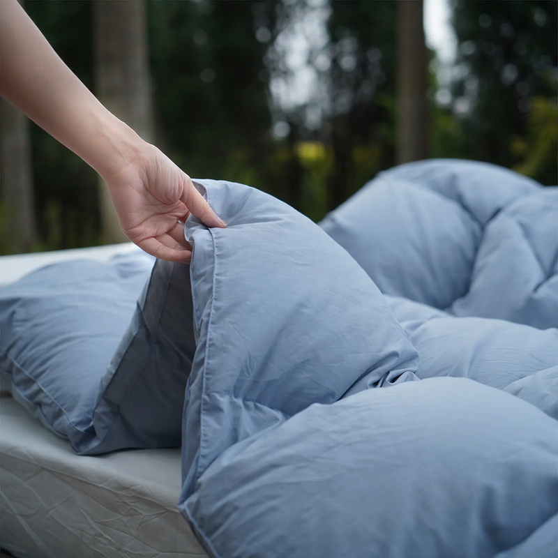Goose down duvet, 95% down, cotton cover