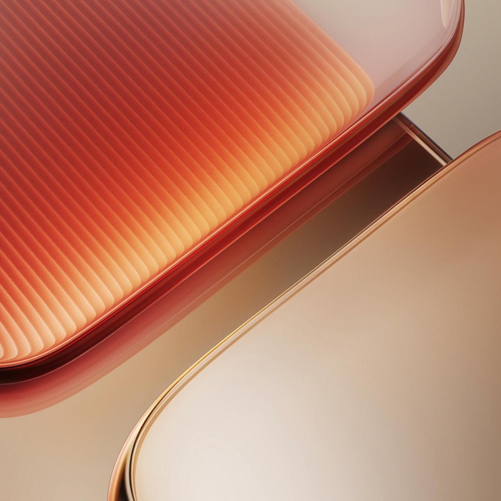 Download Abstract Gold Tech Curves 2K iPhone