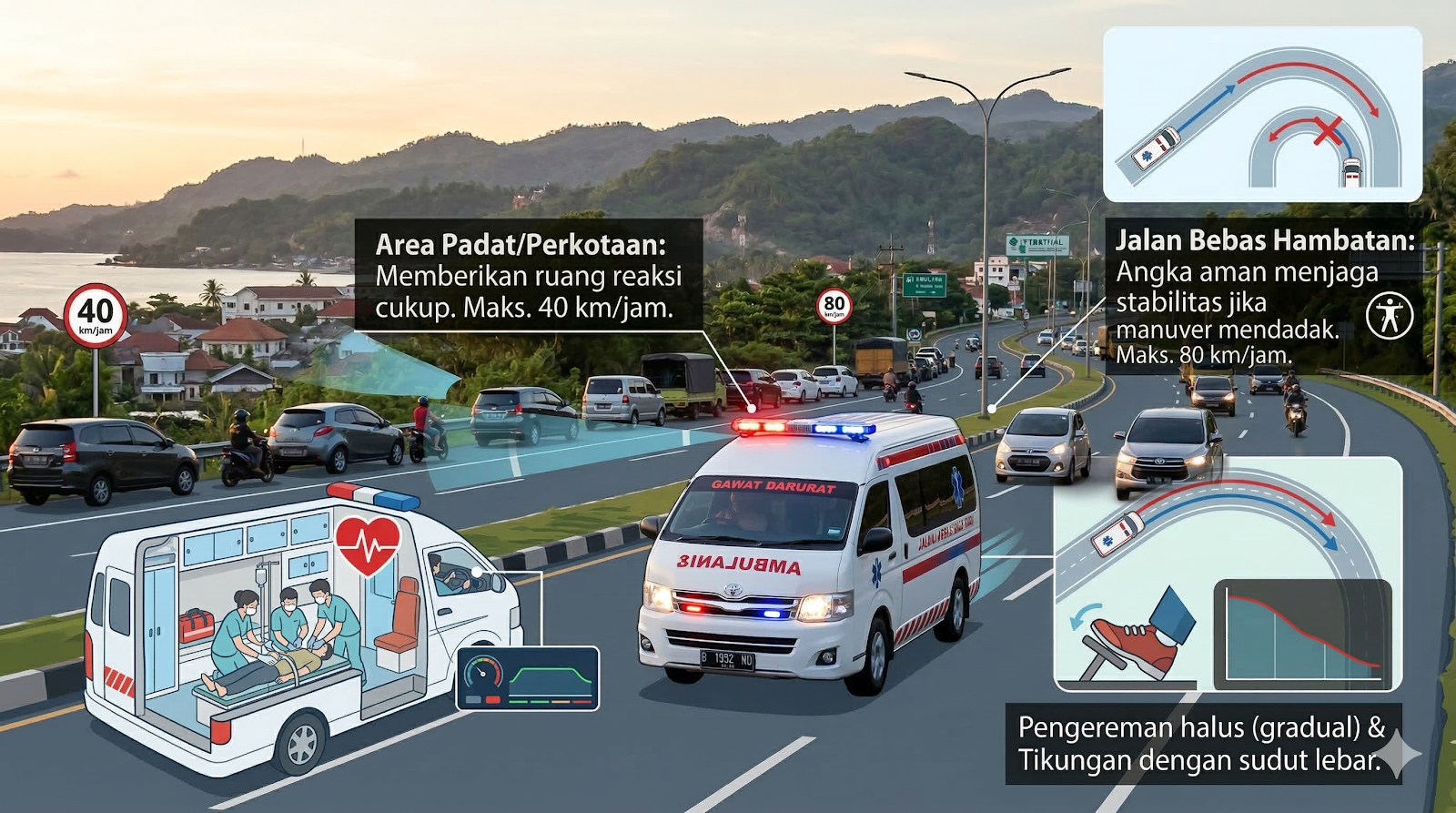 Modul Ambulance Manajemen Kecepatan