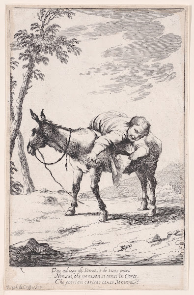 Plate 7 Bertoldino lying on a donkey 17051715