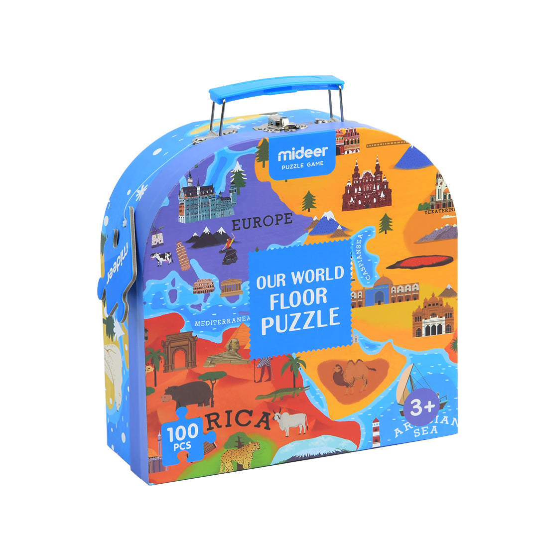 Gift Box Puzzle - Our World