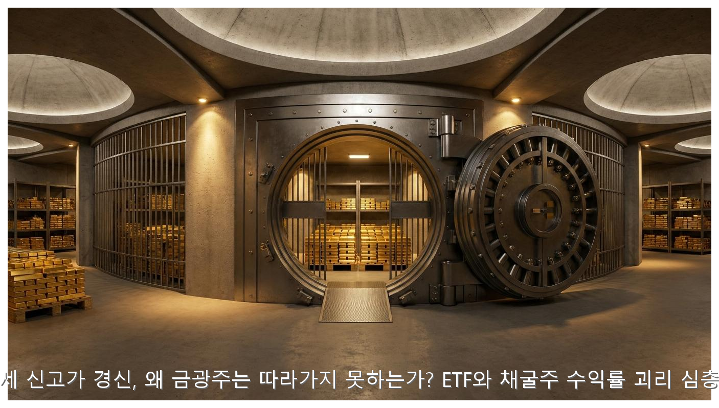 금 시세 신고가 vs 금광주 수익률 괴리 분석 핵심 안내 및 분석 인포그래픽 (8)