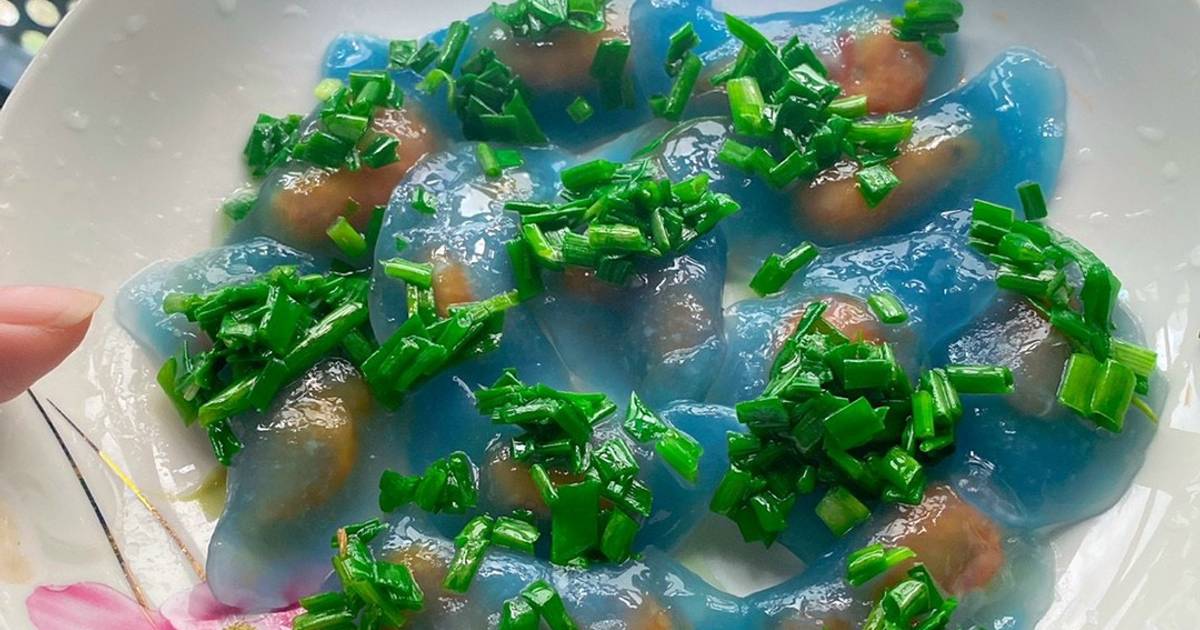 Bánh bột lọc hoa đậu biếc 💚