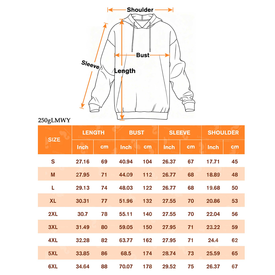 AOP 250G Hooded Sweatshirt