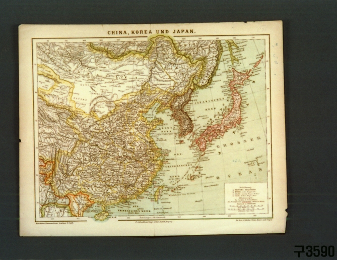 中國,韓國,日本地圖