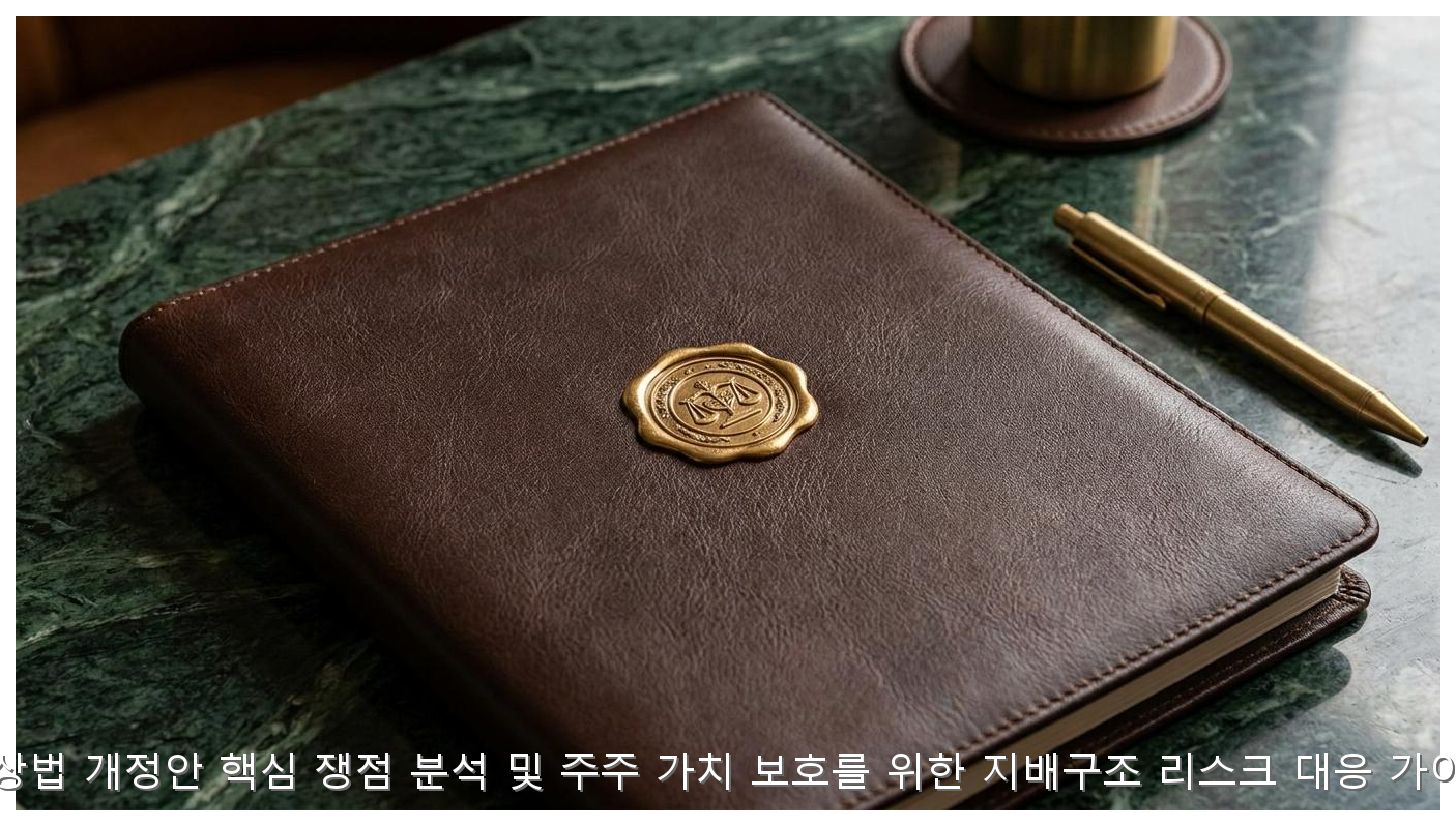 K-상법 개정안 핵심 정리 및 지배구조 리스크 대응 가이드 핵심 안내 및 분석 인포그래픽 (3)