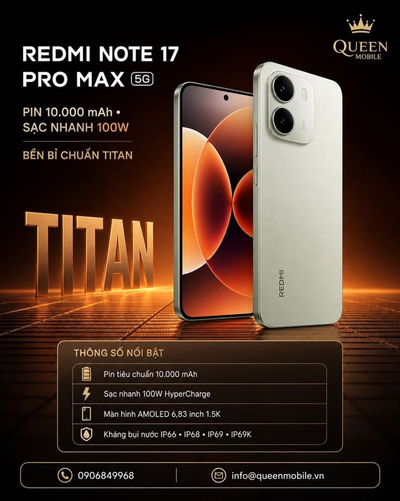 Redmi Note 17 Pro Max được Xiaomi xác nhận pin 10.000 mAh, nhưng ngày mở bán 28/8 vẫn cần hiểu đúng #RedmiNote17ProMax #RedmiNote17Series #Xiaomi #Redmi #Pin10000mAh #SacNhanh100W 