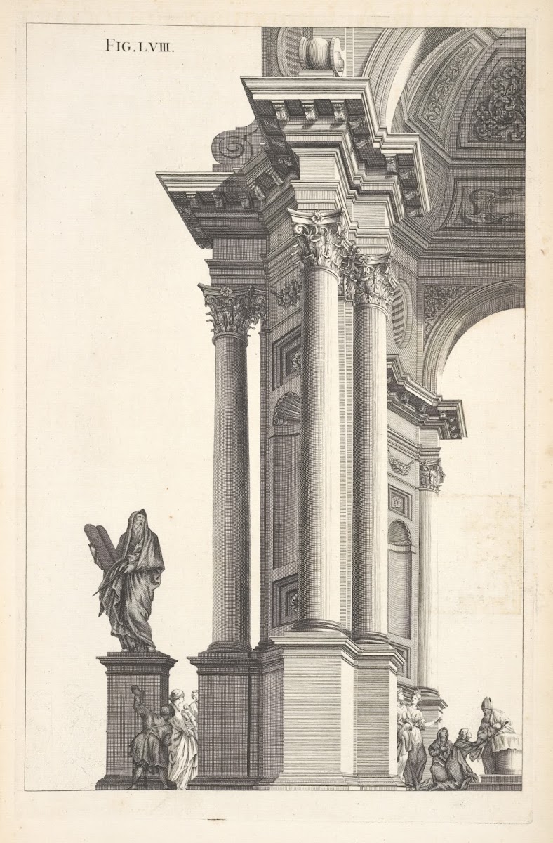 Part of an octangular work of the Corinthian order 1707