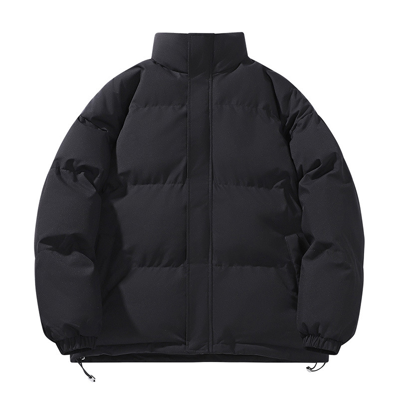 Insulated men's quilted jacket in oversized look