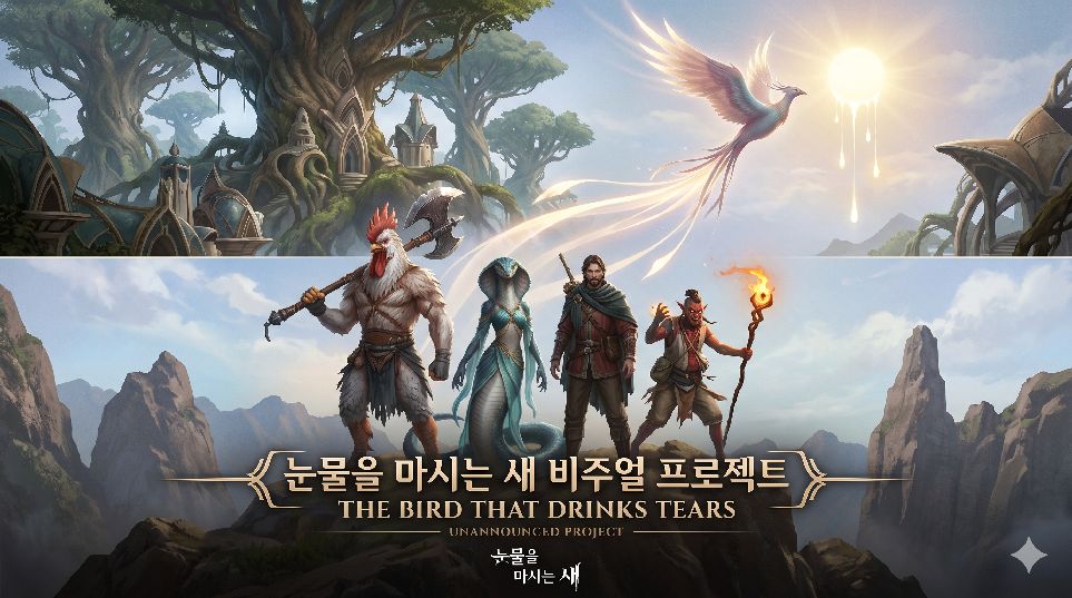 눈물을 마시는 새 비주얼 이미지