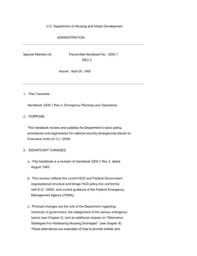 us department of housing and urban development post