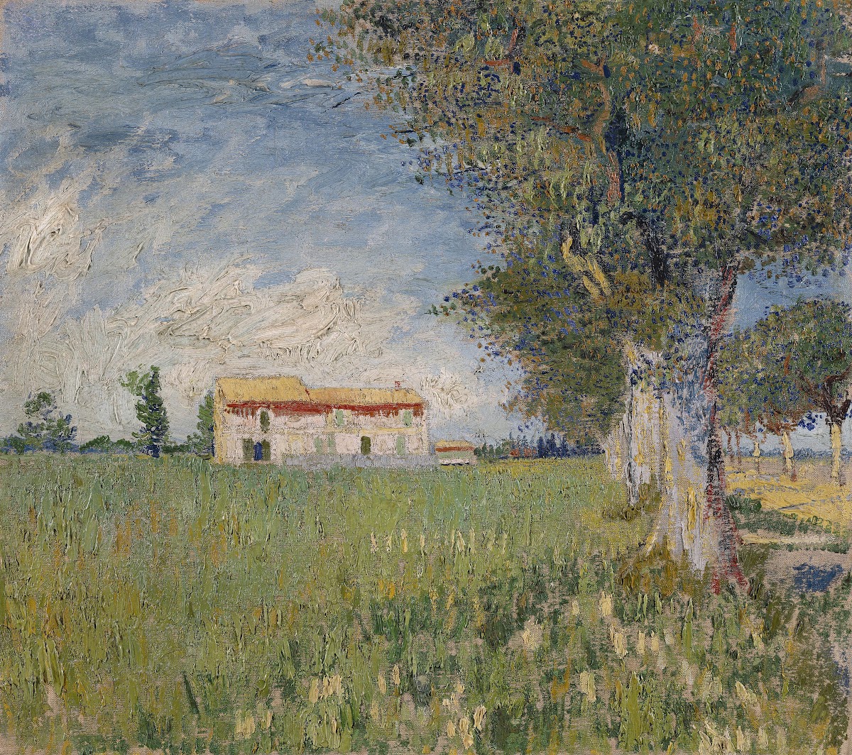 Farmhouse in a wheat field 1888