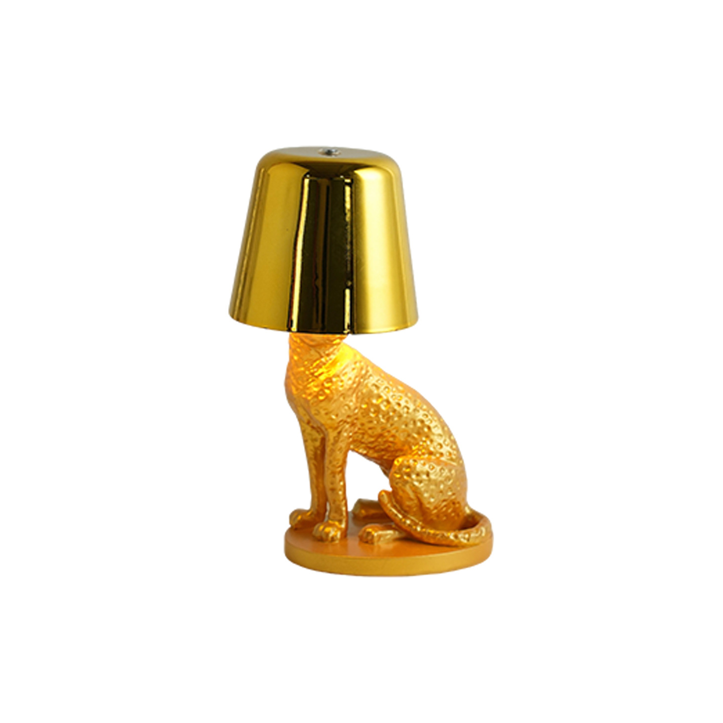Crouching Leopard Table Lamp
