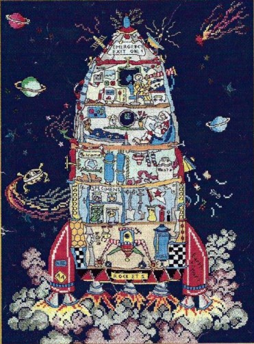 BT Bothy Threads Rocket Ship