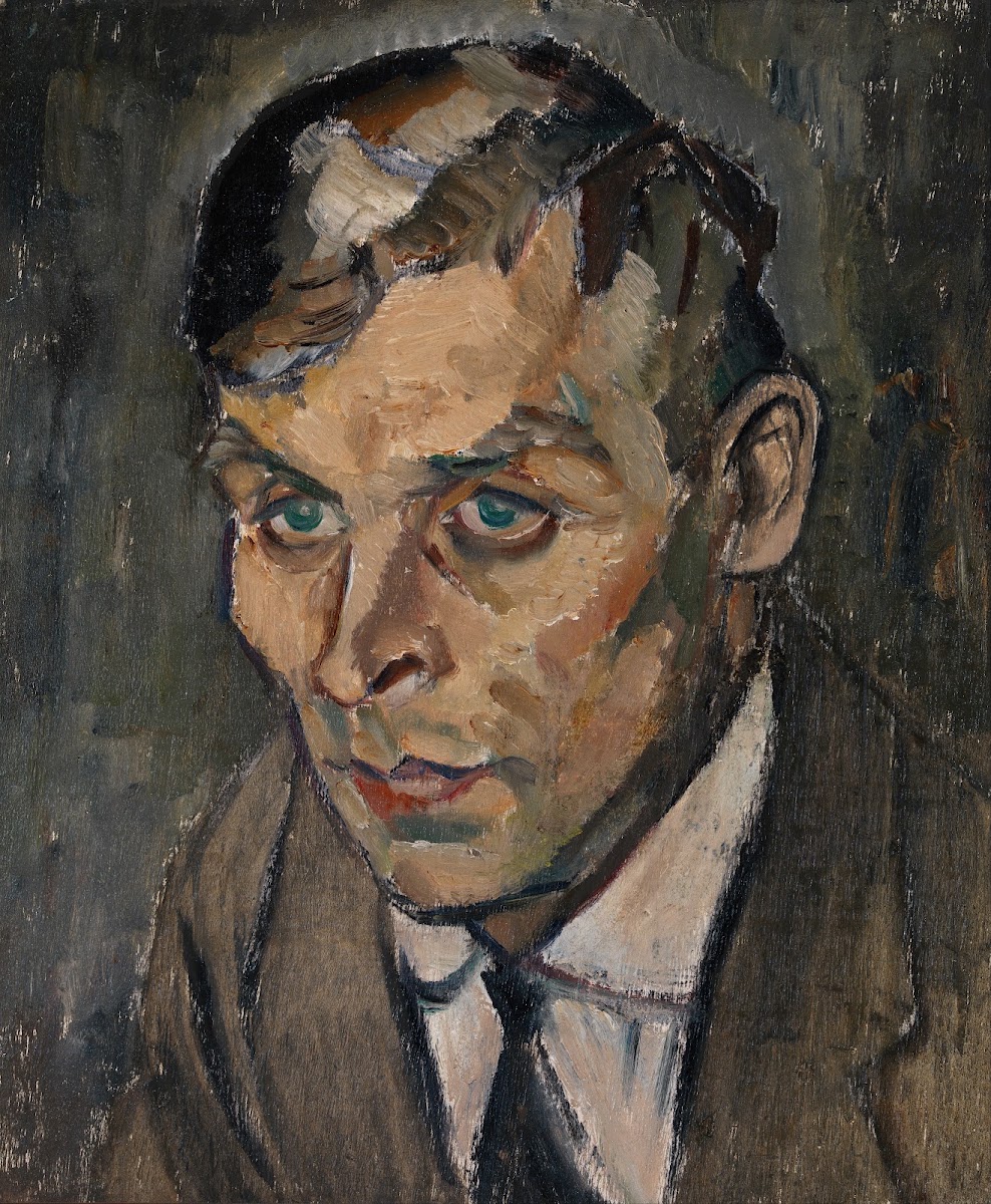 Portrait of artist Väinö Kamppuri 1917