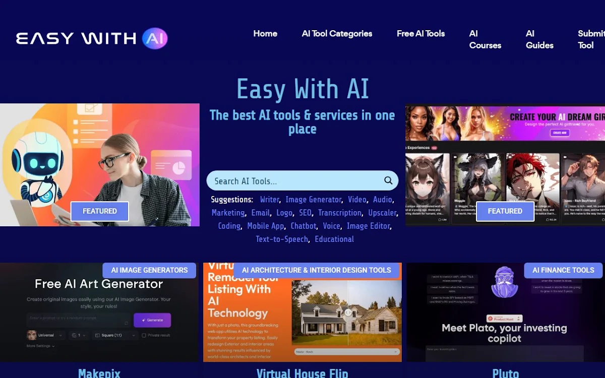 Captura de easywithai.com