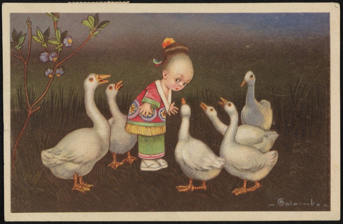 Girl with Geese 1927