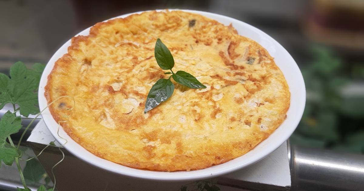 Trứng chiên cải thảo