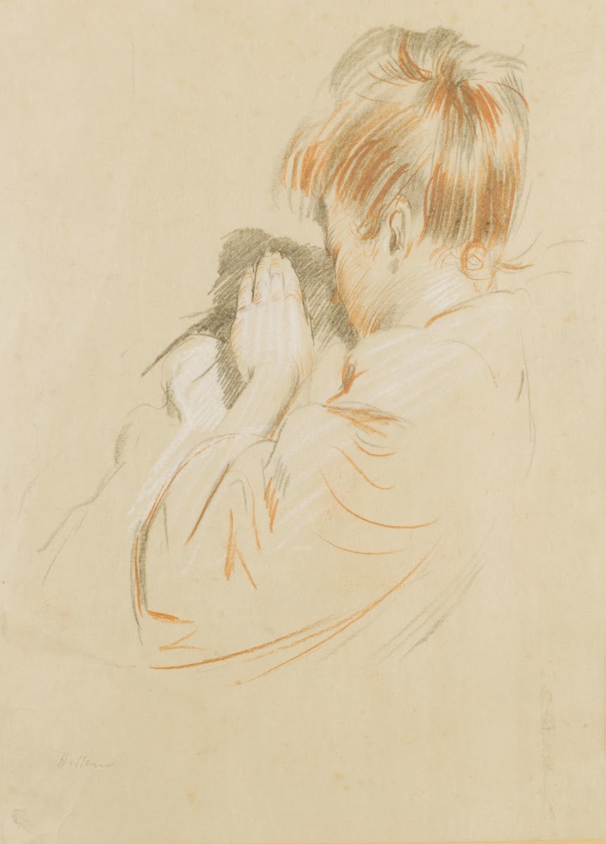 Portrait of Ellen the artists daughter