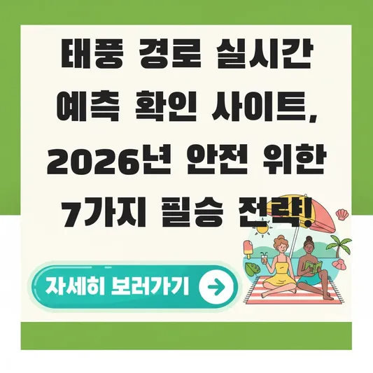 태풍 경로 실시간 예측 확인 사이트