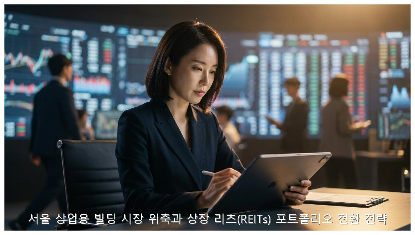 서울 상업용 빌딩 시장 위축과 상장 리츠(REITs) 포트폴리오 전환 전략 핵심 안내 및 분석 인포그래픽 (6)