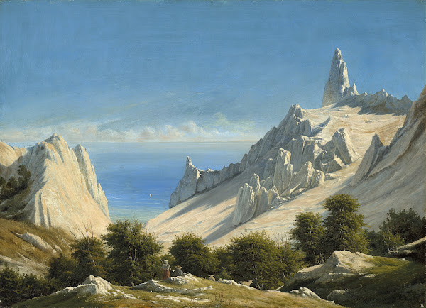 View of Sommerspiretthe Cliffs of Møn 1846