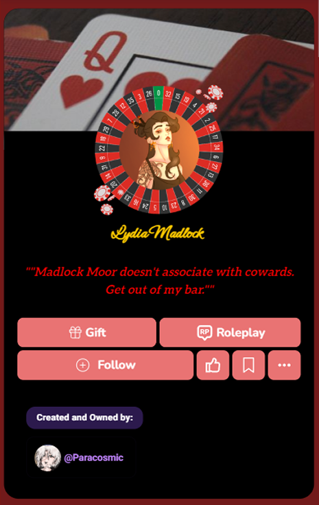 Customized character profile 20