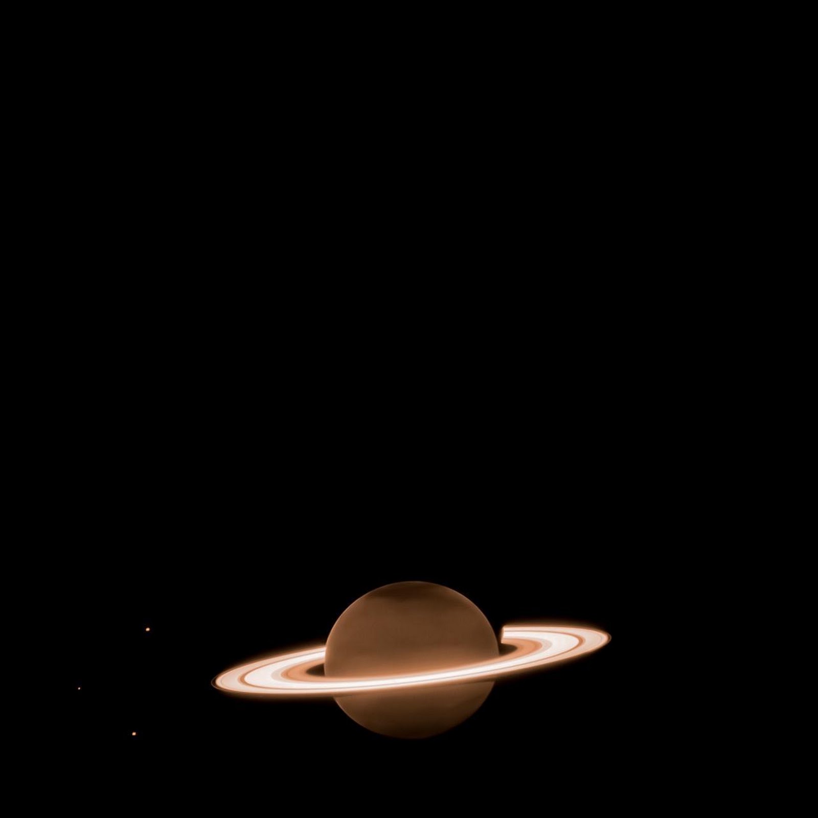 Download Planet Saturn in Deep Space Full HD iPhone