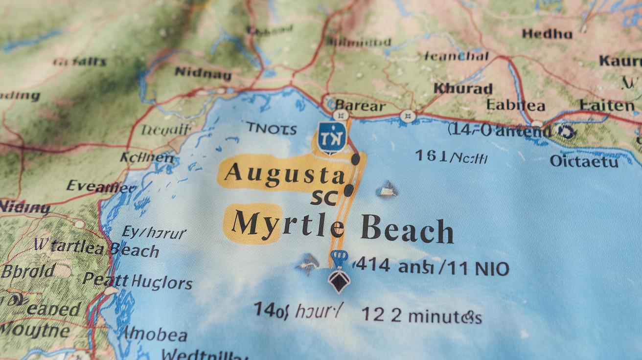 How Far Is Myrtle Beach from North Augusta, SC?