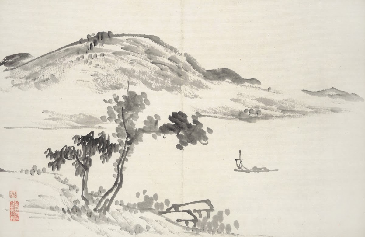 Album of Fifteen Ink Paintings Pl05 1850