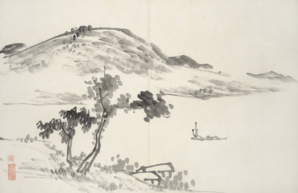 Album of Fifteen Ink Paintings Pl05 1850
