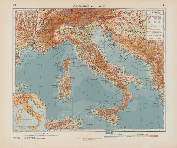 Apenninhalbinsel Italien 1926