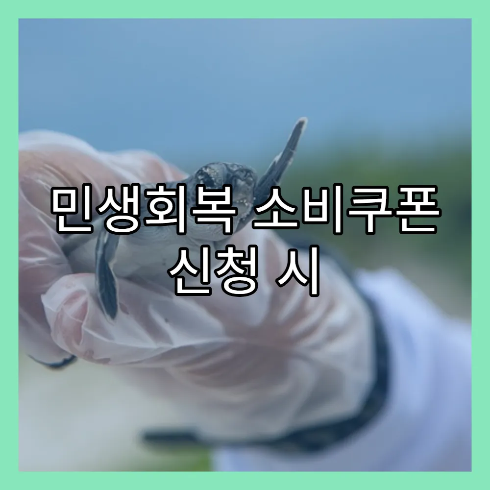 민생회복 소비쿠폰 신청 시 필요한 서류(+출생신고서, 주민등록표)