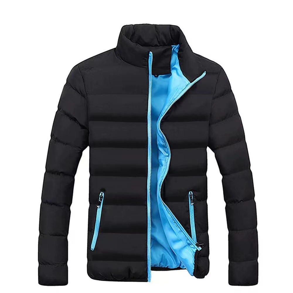 Short, padded men's jacket, stylish