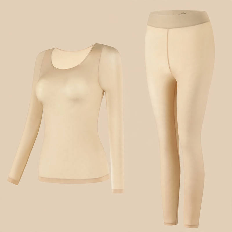 Damen-Thermo-Set, ultradünn, wärmend