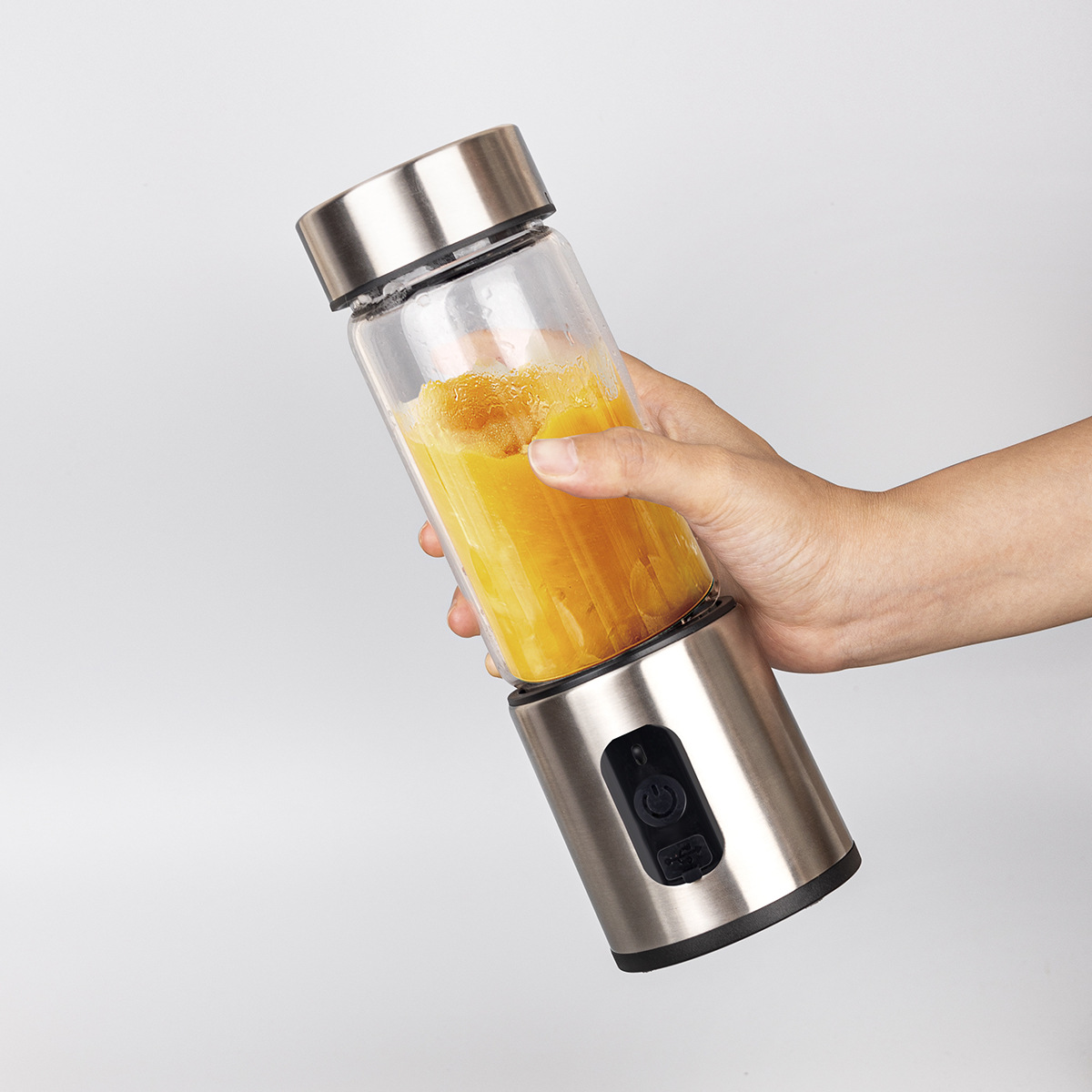 Portable Juicer made of Borosilicate Glass, 400 ml