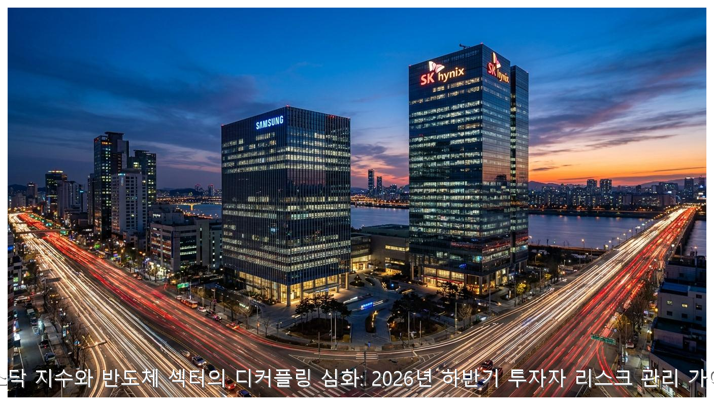 나스닥 지수와 반도체 섹터의 디커플링 심화: 2026년 하반기 투자자 리스크 관리 가이드 핵심 안내 및 분석 인포그래픽 (7)