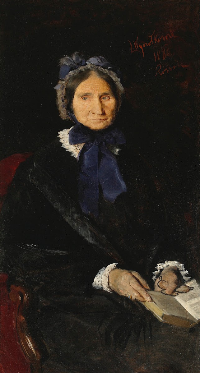 Portrait of Mrs Falińska artists grandmother 1880