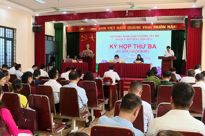 HĐND phường Tây Mỗ tổ chức kỳ họp thứ 3 - Đài Phát thanh và truyền hình Hà Nội